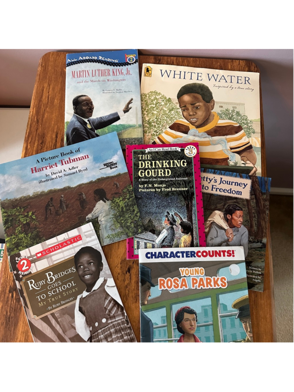 Children's History Book Lot MLK Harriet Tubman Ruby Bridges 7 Books
